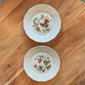 2 Dansk Ivy Collection Accent Salad Plates